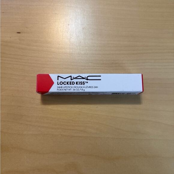 New - M.A.C LOCKED KISS 24HR LIPSTICK - Color Gutsy - Picture 7 of 11